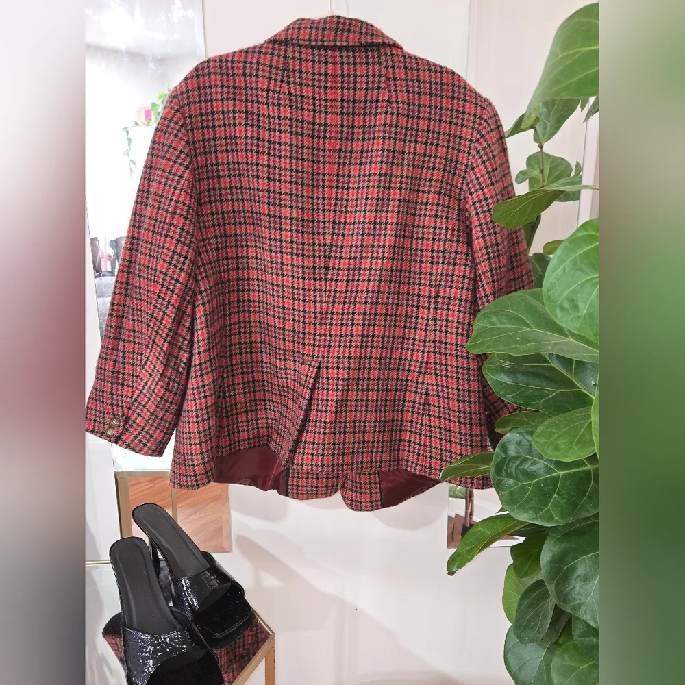 Talbots - Plaid Blazer - Picture 11 of 16
